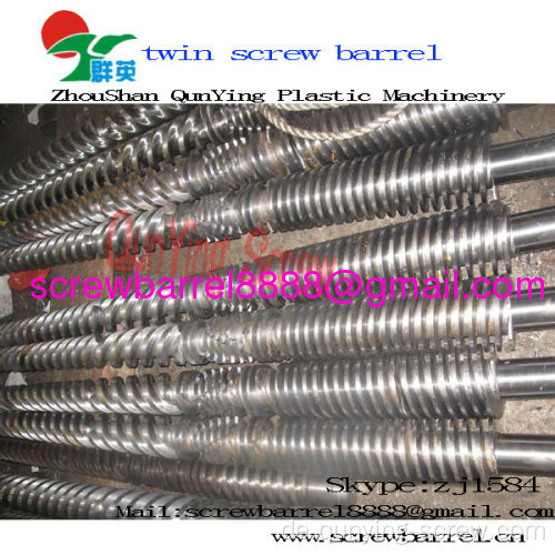 Amut Plastic Extruder Maschine konische Twin Screw Barrel